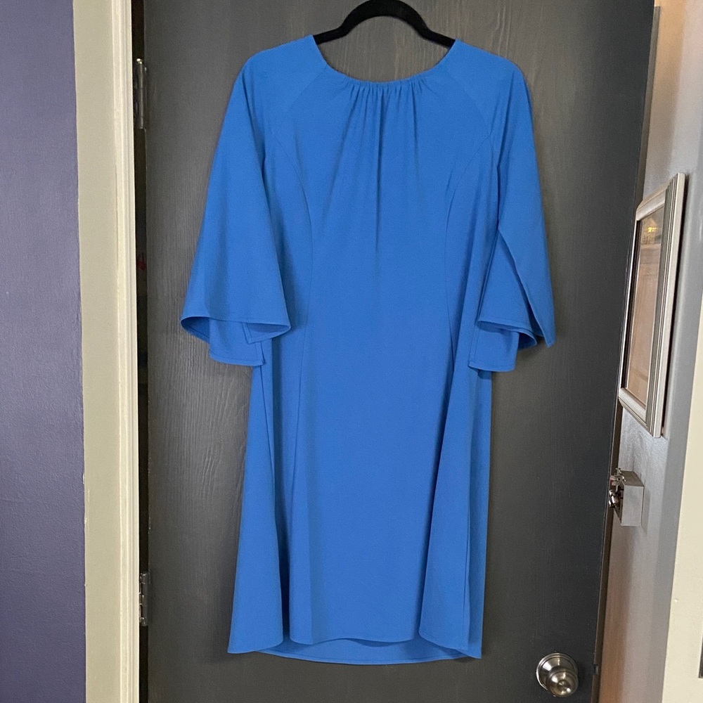 J. Jill Christian Siriano Blue Dress